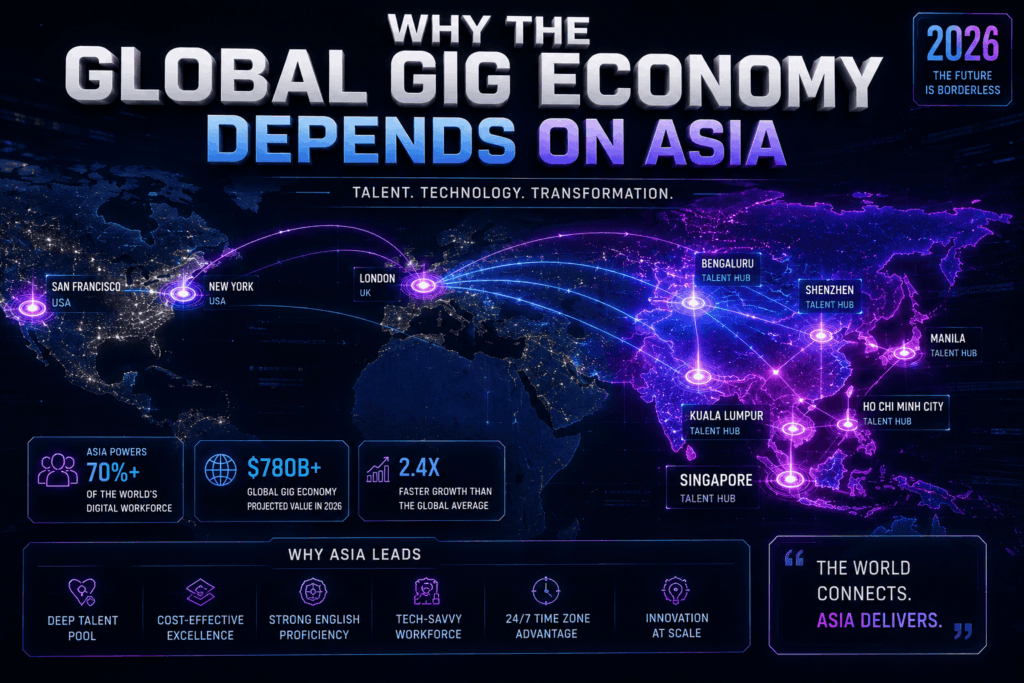 Why the Global Gig Economy Depends on Asia