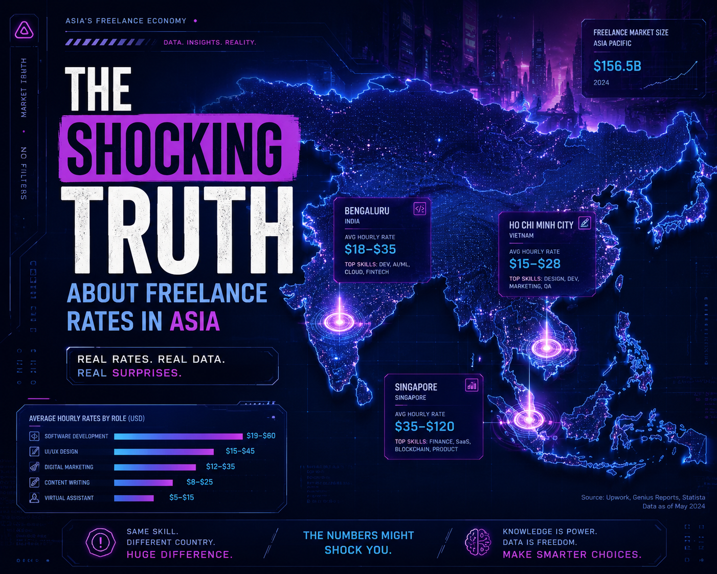 The Shocking Truth About Freelance Rates in Asia
