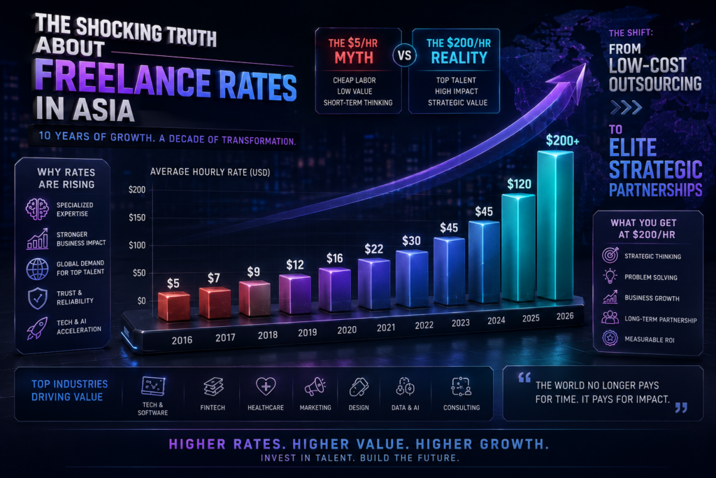 The Shocking Truth About Freelance Rates in Asia